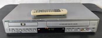 Sanyo DVD/vHS Player W/remote