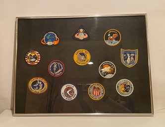 Vintage Framed Apollo Patches