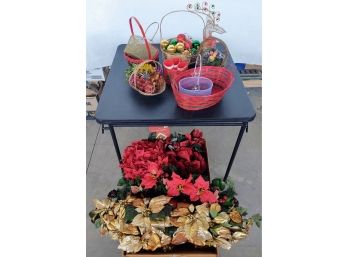 Christmas Flowers/Baskets