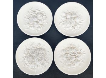 Paintable Decorative Flower Plates