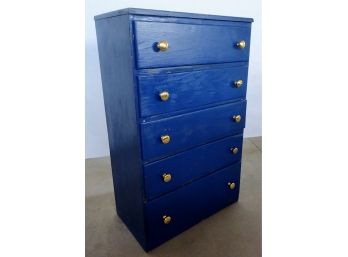 Painted Blue Dresser
