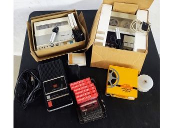 Misc Vintage Recorders And Tapes