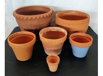 6 Clay Pots