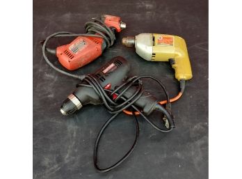 3 Misc Power Drill Lot