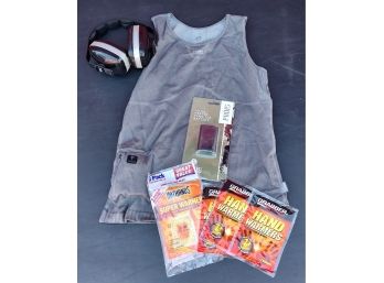 Geann Prios Heated Vest W/Extra Battery/Ear Protectors And Hand Warmers