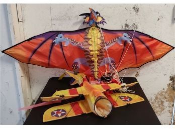 Dragon And Airplane Kites