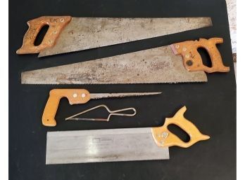 Misc Hand Saws And Mitre Jig