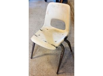 Vintage Kids Plastic Resin Chair