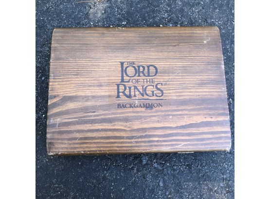 Lord Of The Rings Backgammon Set