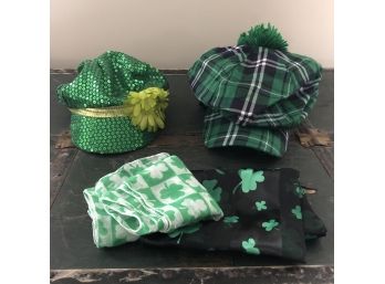 Novelty Hats And Clover Scarves