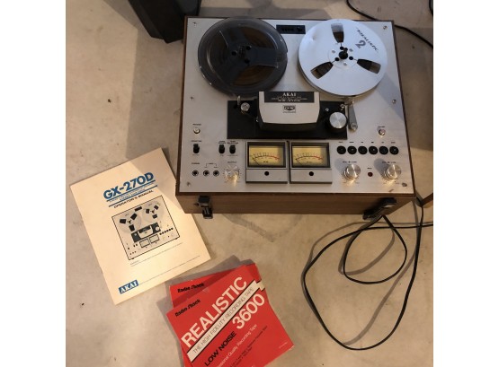 Vintage Akai Stereo Tape Deck GX-270D