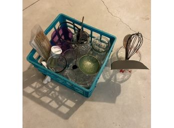 Glassware And Kitchen Assortment