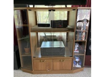 TV Cabinet With DVDs