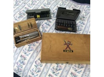 Vintage X-acto Tool Sets With Additional Tools
