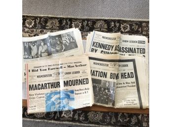Vintage 1963 Newspapers - JFK