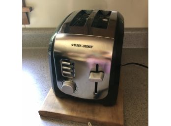 Black And Decker Stainless Steel Toaster