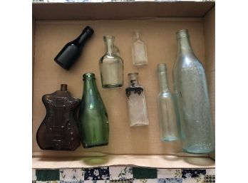 Set Of Vintage Bottles