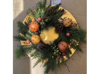 Wreath With Faux Fruit