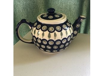 Boleslawiec Polish Pottery Tea Pot