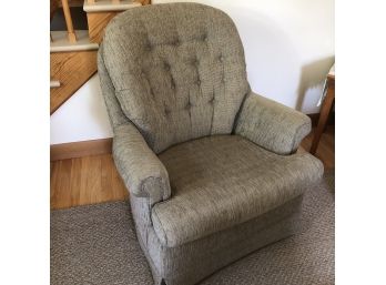 Swivel Upholstered Rocking Chair No. 1