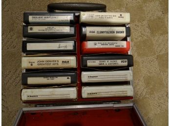 8-track Cassettes In Case