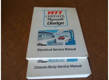 1977 Chrysler Plymouth Dodge Service Manual Set