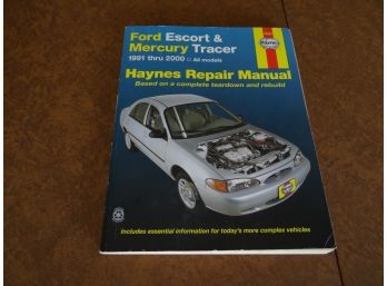 Haynes Ford Escort & Mercury Tracer Repair Manual