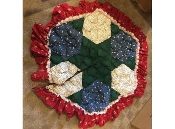 Vintage Quilted Tree Skirt