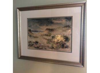 Framed Print Of A Sand Dune