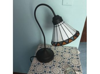 Desk Lamp With Glass Shade
