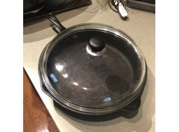 Cast Iron Pan With Glass Lid