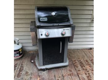 Weber Spirit Grill With Two Propane Tanks