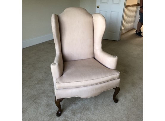 Vintage Pink Wingback Chair