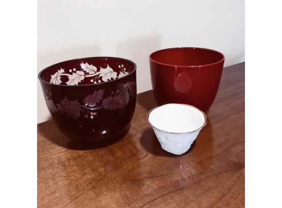 Glass And Ceramic Pot Assortment