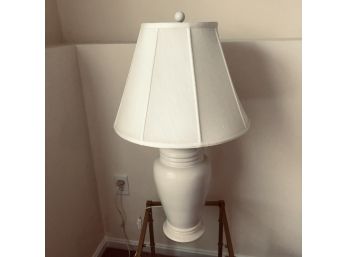 White Lamp With Shade