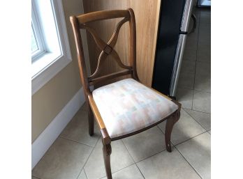 Upholstered Cross Back Chair
