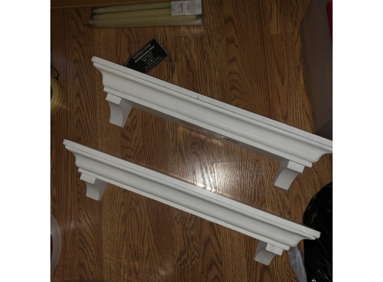 Set Of Two 24' Wall Shelves