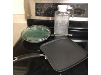 Non-stick Pans And A Juice Pitcher
