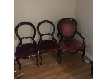 Trio Of Vintage Chairs