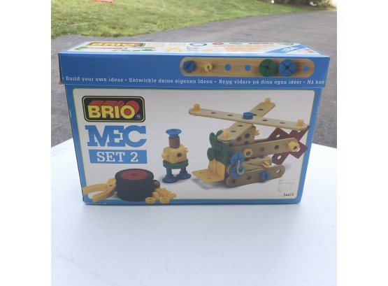 Vintage Brio Mec 2 Wood Construction Set
