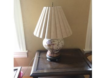 Chinoiserie Lamp With Shade
