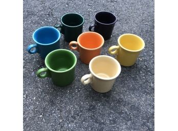 Set Of 7 Fiesta Mugs