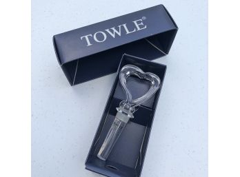 Towle Crystal Wine Stopper