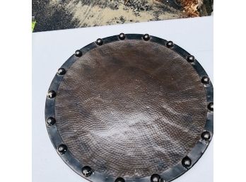 Round Metal Wall Art Or Tray