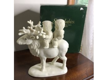 Dept. 56 Snowbabies 'A Journey For Two, By Caribou'
