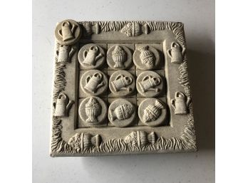 Decorative Stone Tic-tac-toe Game