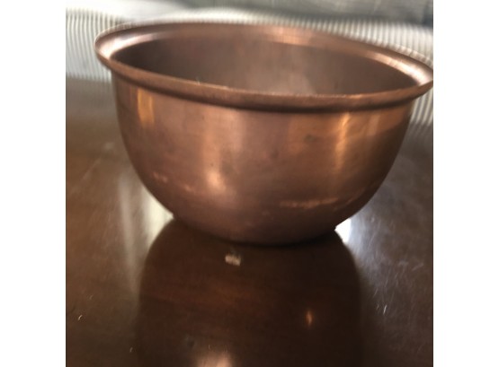 Solid Copper Bowl