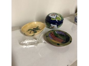 Assorted Small Signed Ceramic Pieces