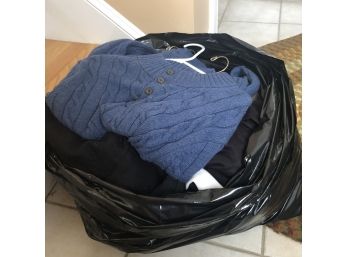 Clothing Bag Lot No. 6: Men's Sweaters, Jackets, Etc.