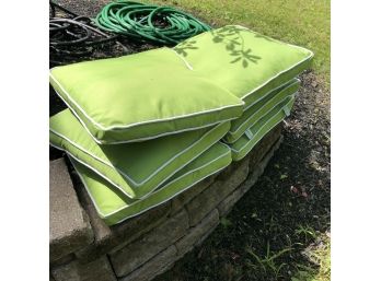 Gardener's Eden 17' Outdoor Seat Cushions - Set Of 6